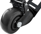 8PCS Storage Rack Caster Wheels,3" Heavy Duty Locking Caster Wheels Warehouse Shelf & Storage Racks Accessories,Fit for Boltless Self Locking Shelving Racks,500LB Capacity(Black)
