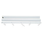 Household Essentials Mega Outdoor Clothesline Single T-Post, White