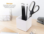 Bostitch Office Konnect Pencil Cup Desk Organizer, Pen Cup, White (Pack of 2)