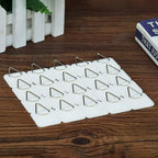 Artliving 1.25 Inch Invisible Adhesive Plate Hanger Set Vertical Plate Holders for The Wall (100 Pack)