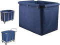 Laundry basket liner, Laundry cart liner bag,400L Commercial Cart Replacement Liner Bag, Rectangle Removable For Rolling Basket, For Trolley, For, Hotel, Cleaning Car(A)