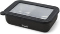 S'well Stainless Steel Bento Box, Onyx, Fits One Large Entree Or Small Entree And Snack, Includes Removable Divider, Leakproof, Easy to Clean, Dishwasher Safe