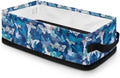 Shelf Storage Baskets for Organizing, Small Baskets Office Supplies Storage Basket Decorative Storage Cube for Home Bedroom Bathroom Accessories, Blue Butterfly