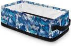 Shelf Storage Baskets for Organizing, Small Baskets Office Supplies Storage Basket Decorative Storage Cube for Home Bedroom Bathroom Accessories, Blue Butterfly
