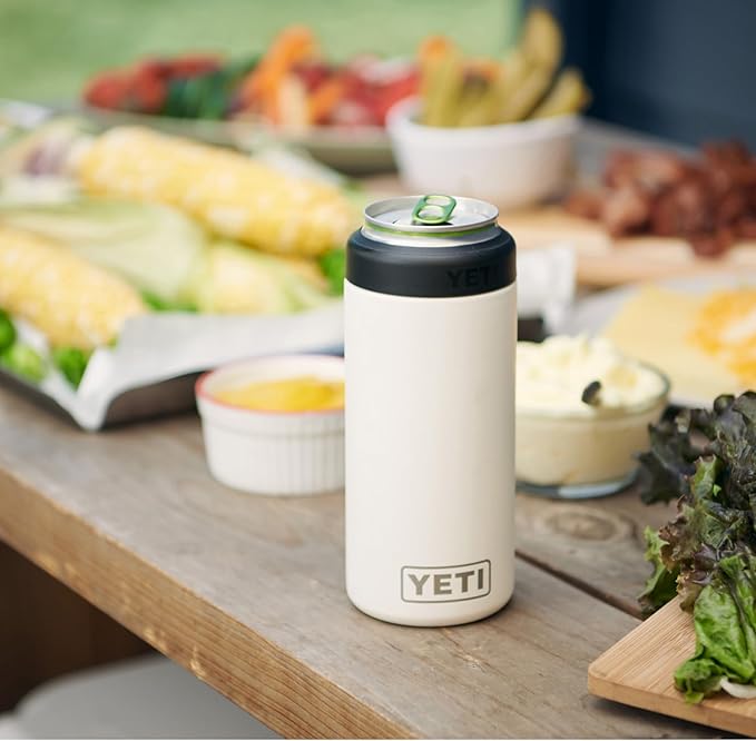 YETI Rambler 12 oz. Colster Slim Can Insulator for the Slim Hard Seltzer Cans, (NO CAN INSERT) Black Forest Green