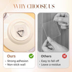 Invisible Adhesive Plate Hangers, 2025 New Plate Hangers for The Wall, Wall Plate Hangers for Display, Picture Hanging Vertical Hooks for Decorative Plates, Photo Frames, Paintings and Art (20PCS)