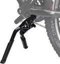 BV Bike Stand Heavy Duty for 24"-28" E-Bike - Bike Kickstand Supports Up to 77 lbs - Adjustable & Foldable Kickstand for Adult Bike with Center Mount & Secure Support - Strong & Durable for Ebikes