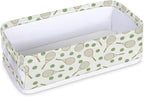 Tennis Racket Bathroom Basket Foldable Toilet Tank Topper Paper Basket Waterproof Fabric Storage Organizer Bins Decorative Open Storage for Home Closet Containers Cabinet Set of 2