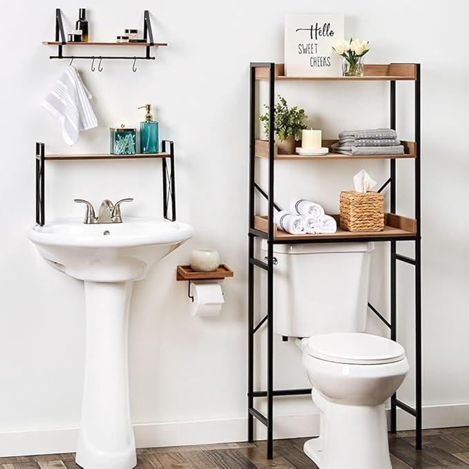 Farmhouse Bathroom Collection - Toilet Tissue Holder Natural