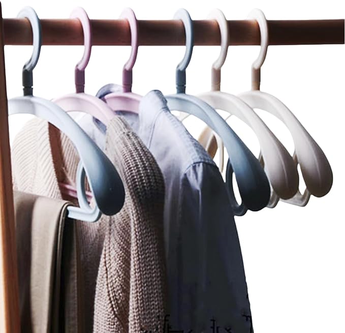 10 Pack Heavy Duty Coat Hangers 25lb Load Capacity Swivel Suit Clothes Wide Shoulder Jacket Thick Large Non Slip Hangers Pink