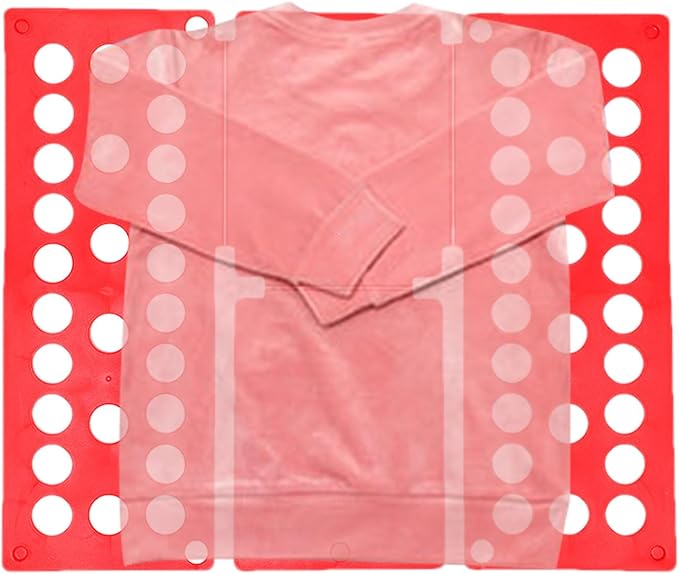 2 Pack Shirt Folding Board Adult ABS T Shirt Folder Clothes Folding Board Laundry Folder Boards Fast Foldable Laundry Organizer Liner Sorter Fold Helper For Adults Children Travel Home Dorm