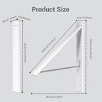 Clothes Drying Rack Folding Indoor,Laundry Room Organization,Wall Mounted Drying Racks for Laundry,Laundry Drying Rack Collapsible,Laundry Drying Rack,Retractable Clothesline (Pearl White)