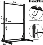 sogiv Freestanding Vertical Bike Storage Stand, Heavy Duty 5-Bike Capacity Floor Rack for Garage & Indoor, Space-Saving Bicycle Organizer
