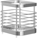 Utensil Holder, Stainless Steel Utensil Drying Rack，Wire Utensil Holder for Kitchen Counter, Silverware Cutlery Flatware Holder Forks, Knives, Spoons Organizer