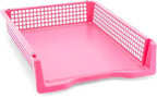 Bright Creations Classroom Turn in Trays - 6-Pack, Letter Size, 12.75 x 9.75 x 2.75 in, Rainbow Plastic - Teacher Supplies & Classroom Must Haves - Stackable Paper Organizer & Homework Trays