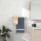 24 Inch Double Towel Bar for Bathroom Wall, Stainless Steel Towel Racks for Bathroom Wall Mounted Rustproof, Long Towel Rod Hand Towel Holder for Bathroom Toilet Kitchen Towel Storage - Brushed Nickel