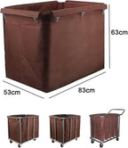 400L Detachable Storage Bags For Trolley, Rectangle Removable Waterproof Liner Bag Commercial Laundry Cart Replacement Liner Bag, For Rolling Laundry Basket(2)