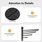 Freestanding Spiral Scarf Rack Stand, Metal Scarf Display Holder with Heavy Base, Scarf Organizer for Closet, for Clothing Store, Apartments, Locker Rooms