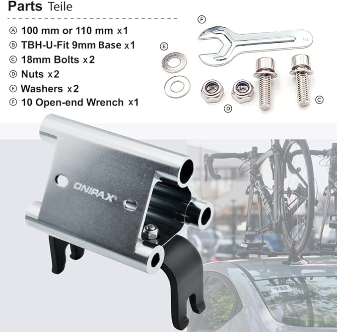 ONIPAX Bike Fork Mount Truck Bed & Van Rack