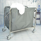 350-400L Large Capacity Commercial Laundry Cart Replacement Bags, Laundry Cart Oxford Cloth Liner Bag, Removable Waterproof Bag(B,77 * 44 * 60cm)
