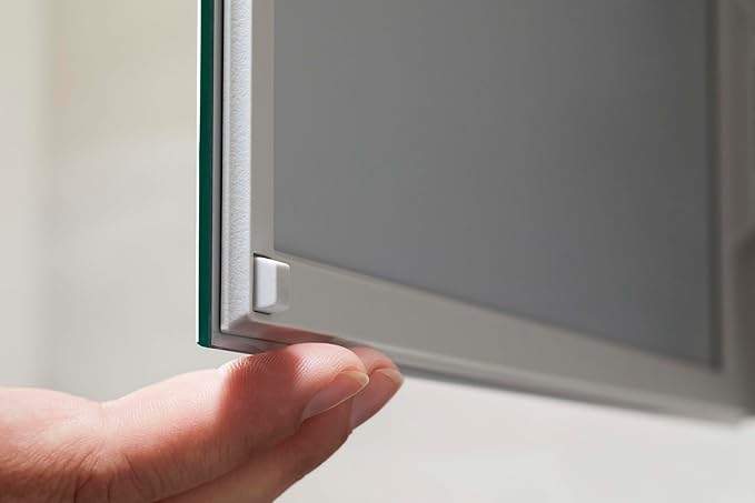 Kohler 55064-NA Embark Slim Medicine Cabinet Mirror, Adjustable Shelves with Mirrored Doors, 30 in. W x 26 in. H