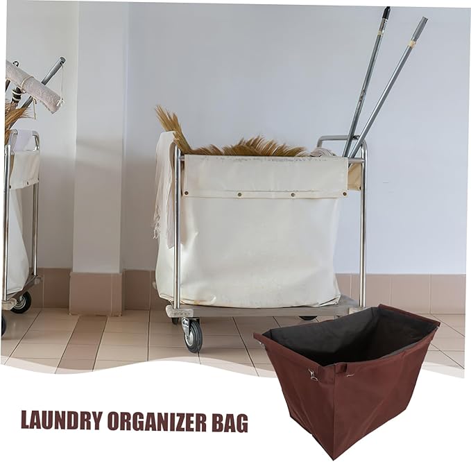 Laundry Cart Liners Bags Removable Replacement Liner for Commercial Laundry Carts Oxford Cloth Organizer for Efficient Clothes Storage for Hotels and Guesthouses