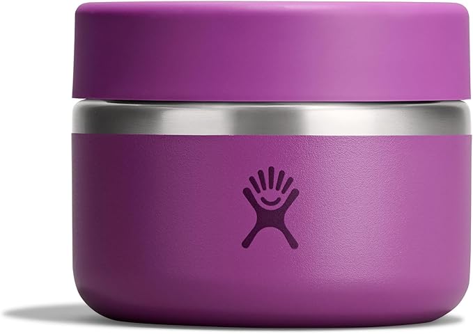 Hydro Flask Food Jar – Insulated Stainless Steel, Snack Travel Container for Hot Food & Soup 12 Oz Supernova Purple