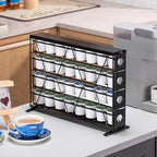 Flagship K Cup Holder for Keurig Pods Coffee Pod Storage 4 Tier K Cup Drawer Organizer for Counter (32 Pods Capacity)