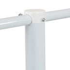 Household Essentials Mega Outdoor Clothesline Single T-Post, White