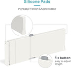 Vtopmart 12 Pack Drawer Dividers for Clothes, 4" High 11.3"-17" Adjustable Expandable Dresser Drawer Organizer, Plastic Drawers Separator for Dresser, Baby Clothes, Underwear, Kitchen & Office Storage