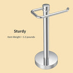 YUMORE Hand Towel Holder Stand Countertop Towel Rack Free Standing Towel Bar Hanger for Bathroom Kitchen