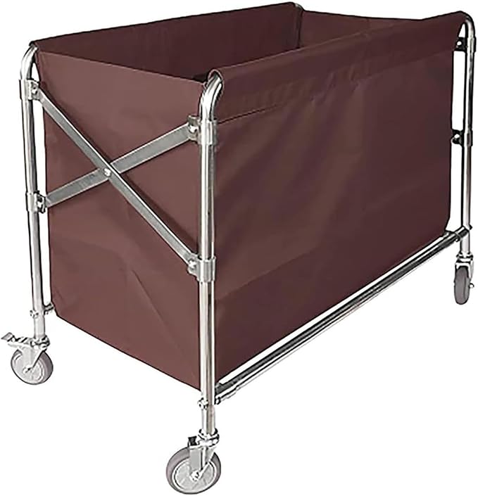 Laundry basket liner, Laundry cart liner bag,Removable Liner Bag For Rolling Basket, Oxford Cloth Storage Bags, Hotel Room Work Trolley Replacement(C,80x53x65cm/32x21x26in)