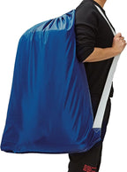 HOMEST 2 Pack XL Nylon Laundry Bag with Strap, Large Dirty Clothes Organizer, Easy Fit a Laundry Hamper or Basket, Can Carry Up to 4 Loads of Laundry, Sky Blue and Blue