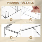 Acrylic Drawer Organizer Clear Desk Drawer Organizer Trays with Adjustable Compartments Desk Accessories for Office Stationery Makeup Silverware Bathroom(Adjustable)