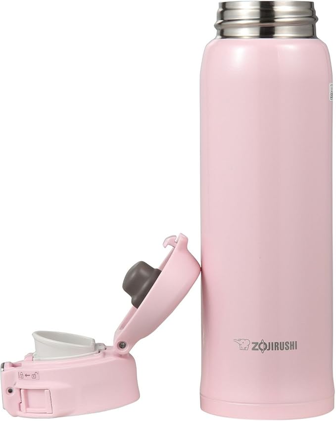 Zojirushi SM-SA48PB Stainless Steel Mug, 16-Ounce, Pearl Pink