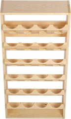 MYOYAY 6-Tier 24 Holes Spray Paint Can Storage Holder Organizer Can Rack Wall Mount Spray Bottle Can Holder for Garage and Craft Workroom 14.2" L x 5" W x 30" H