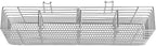 SANNO Utensil Silverware Holder Organizer Hanging Cutlery Organizer Spoon Drying Rack Basket Holder, 4 Divided Compartments Silverware Organizer, Stainless Steel