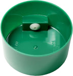 Tightvac - 1 oz to 6 ounce Airtight Multi-Use Vacuum Seal Portable Storage Container for Dry Goods, Food, and Herbs - Dark Green Cap & Black Body
