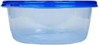Glad GladWare Big Bowl Food Storage Containers with Lids, Large Round BPA Free Plastic Containers for Soups, Salads, and Meal Prep, Lock Tight Seal, Microwave Dishwasher Safe, 48 Oz, 3 Count