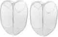 2 Pack Foldable Pop-Up Laundry Hamper, Collapsible Mesh Clothes Basket Laundry Baskets with Carry Handles(White)
