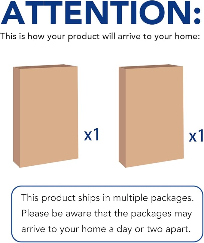 FLEXIMOUNTS 2 Pack 3x6 Overhead Garage Storage Adjustable Ceiling Rack 72" Length x 36" Width x 40" Height, 900lbs Total Weight Capacity, White, Classic Series