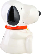 Peanuts Classic Snoopy Cookie Jar, 10.7-Inch Ceramic Kitchen Storage Container, Cartoon Collectible Treat Jar for Cookies and Snacks