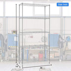 PayLessHere | 5-Tier Wire Shelf | 36"x14"x72" | Chrome | Adjustable Racks | Heavy-Duty Storage Shelves, Holds Upto 1250 lbs | Rust-Resistant, No-Tool Assembly | for Home, Garage Shelving