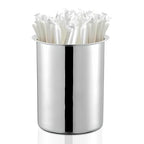 OCS Parts 6.75-Inch Kitchen Utensil Holders | Set of 3 | Stainless Steel Dishwasher Safe Kitchen Countertop Organizers