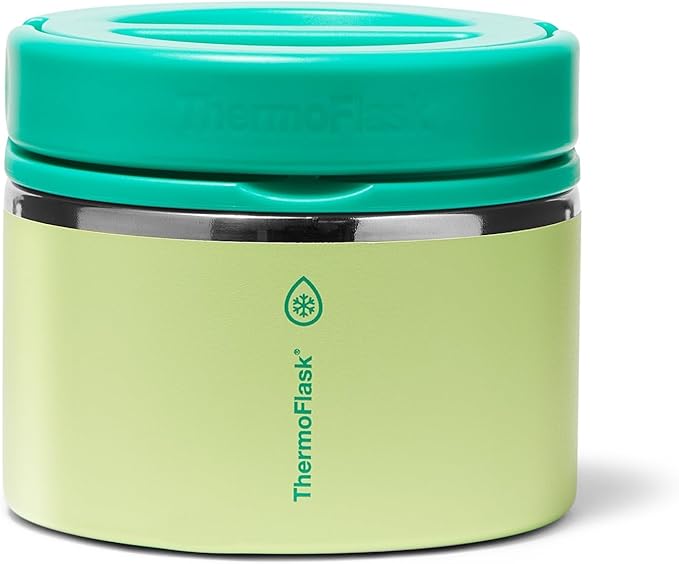 ThermoFlask 12 oz Double Wall Insulated Food Jar, Garden Party
