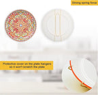 8 Inch Plate Hangers 12pack Plate Hangers for The Wall Suitable for 7.5-8.5 Inch Plate Wall Hangers for Display Invisible Decorative Plate Hooks for Hanging