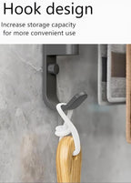 Swivel Towel Rack BSELUTNGY - Durable Space Saving Towel Racks for Bathroom Outdoor for Pool Over The Door Towel Rack Ideal for Balconies Cabinets Kitchens Perfect for Any Decor Style