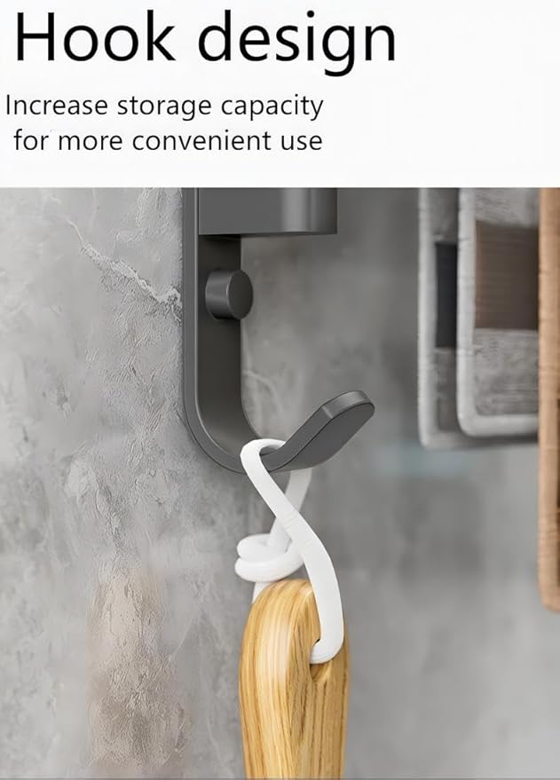 Swivel Towel Rack BSELUTNGY - Durable Space Saving Towel Racks for Bathroom Outdoor for Pool Over The Door Towel Rack Ideal for Balconies Cabinets Kitchens Perfect for Any Decor Style