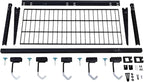 StoreYourBoard Solitude Ski Wired Storage Rack and Shelf, Wall Mount Organizer Holds 10 Pairs of Skis and Accessories, Heavy Duty Supports 300 lbs