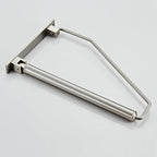 Folding Wall Mounted Clothes Hanger Rack Clothes Hook Solid Brass with Swing Arm Holder Clothing Hanging System Closet Storage Organizer Heavy Duty Drying Rack Wall Mount,Brushed Nickel